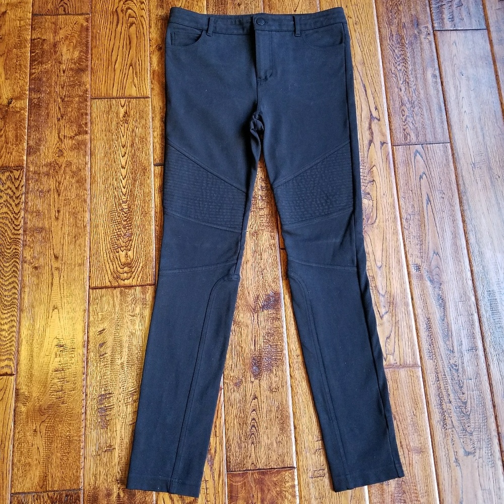 <Vince> moto black ponte jean legging